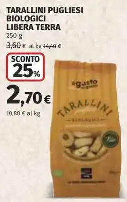 Coop Superstore Tarallini pugliesi biologici libera terra offerta