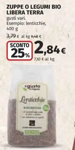 Coop Superstore Lenticchie Biologiche offerta