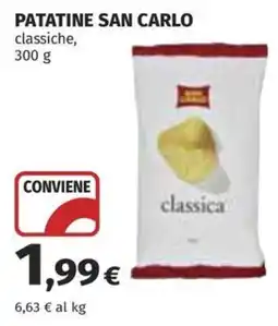 Coop Superstore Patatine San Carlo classiche offerta