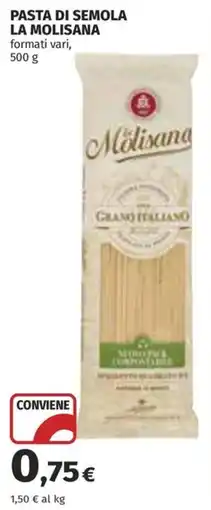 Coop Superstore Pasta di semola La Molisana offerta