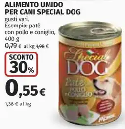 Coop Superstore Alimento umido per cani special dog offerta