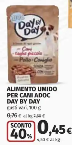Coop Superstore Alimento umido per cani Adoc Day by Day offerta