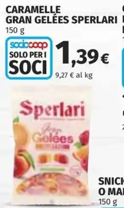 Coop Superstore Caramelle gran gelées Sperlari offerta