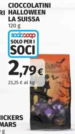 Coop Superstore Cioccolatini Halloween La Svizzera offerta