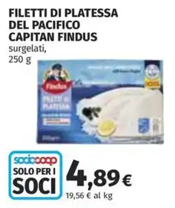 Coop Superstore Filetti di platessa del Pacifico Capitan Findus offerta