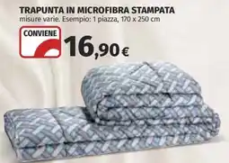 Coop Superstore Trapunta in microfibra stampata offerta