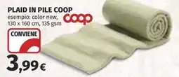 Coop Superstore Plaid in pile Coop offerta