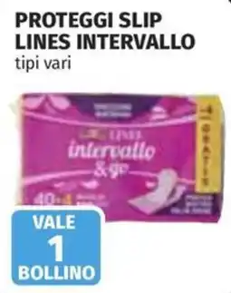 Coop Superstore Proteggi slip lines intervallo offerta