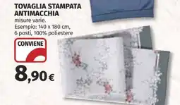 Coop Superstore Tovaglia stampata antimacchia offerta