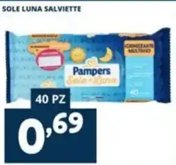 Cossuto Pampers Sole e Luna salviette offerta