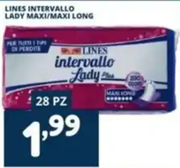 Cossuto Lines intervallo Lady Plus offerta