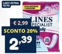 Cossuto Lines Specialist Lady offerta
