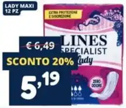 Cossuto Lines specialist lady offerta