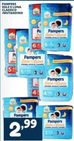 Cossuto Pampers Sole e Luna Classico / Mutandino offerta