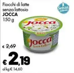 Supermercati Vinci Fiocchi di latte senza lattosio Jocca offerta