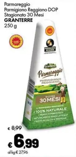 Supermercati Vinci Parmareggio Parmigiano Reggiano DOP Granterre offerta