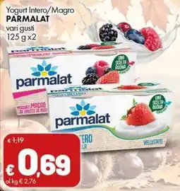 Supermercati Vinci Yogurt Intero/Magro Parmalat offerta