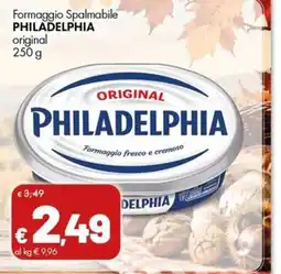 Supermercati Vinci Formaggio Spalmabile Philadelphia original offerta