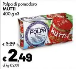 Supermercati Vinci Polpa di pomodoro Mutti offerta