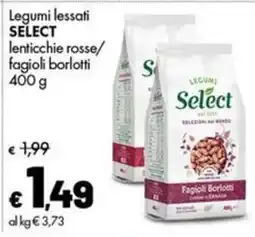 Supermercati Vinci Legumi Select fagioli borlotti offerta