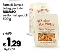 Supermercati Vinci Pasta di Semola Le Leggendarie Rummo offerta
