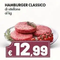 Supermercati Vinci Hamburger classico di vitellone offerta