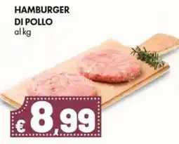 Supermercati Vinci Hamburger di pollo offerta