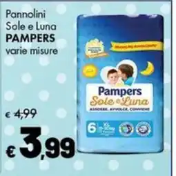 Supermercati Vinci Pannolini Sole e Luna Pampers offerta