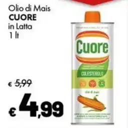Supermercati Vinci Olio di Mais Cuore offerta