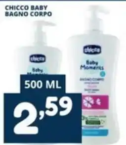 Cossuto Chicco baby bagno corpo offerta