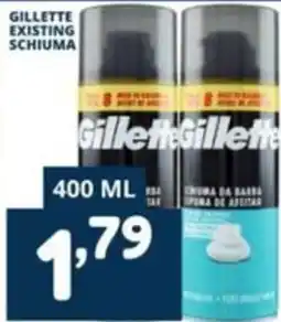 Cossuto Gillette schiuma offerta