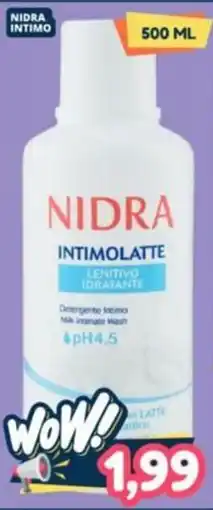 Cossuto Nidra intimolatte offerta