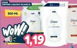 Cossuto Dove sapone liquido ricarica offerta