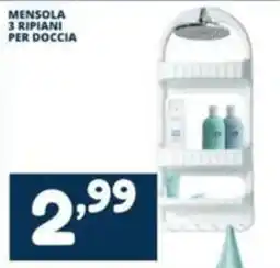 Cossuto Mensola 3 ripiani per doccia offerta