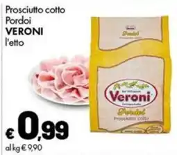 Supermercati Vinci Prosciutto cotto Veroni offerta