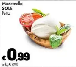 Supermercati Vinci Mozzarella Sole offerta