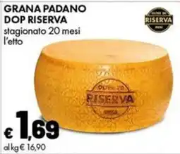 Supermercati Vinci Grana Padano DOP Riserva offerta