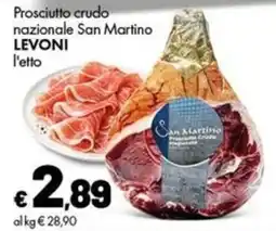 Supermercati Vinci Prosciutto crudo nazionale San Martino offerta