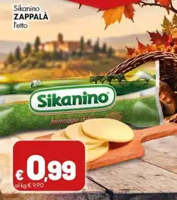 Supermercati Vinci Sikanino formaggio dolce offerta