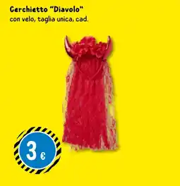 Tedi Cerchietto "Diavolo" offerta
