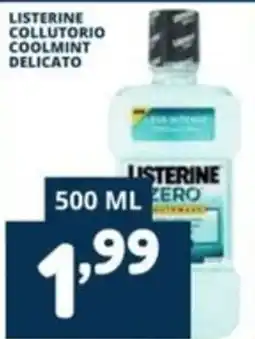 Cossuto Listerine collutorio coolmint delicato offerta