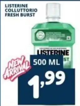 Cossuto Listerine colluttorio fresh burst offerta