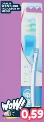 Cossuto Oral B spazzolino indicator 40 medio offerta