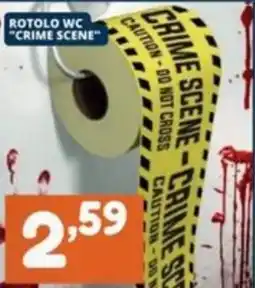 Cossuto Rotolo WC "Crime Scene" offerta