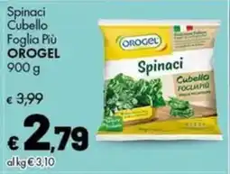 Supermercati Vinci Spinaci Cubello Foglia Più Orogel offerta