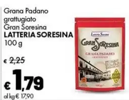 Supermercati Vinci Grana Padano grattugiato Gran Sorensina offerta