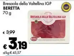 Supermercati Vinci Bresaola della Valtellina IGP Beretta offerta