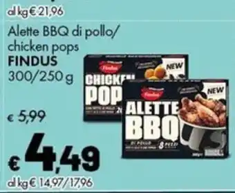 Alette BBQ di pollo FINDUS