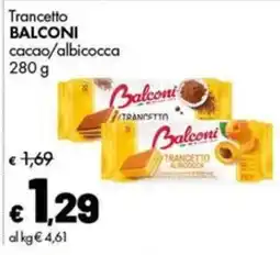 Supermercati Vinci Trancetto Balconi cacao/albicocca offerta