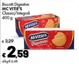 Supermercati Vinci Biscotti Digestive McVitie's offerta